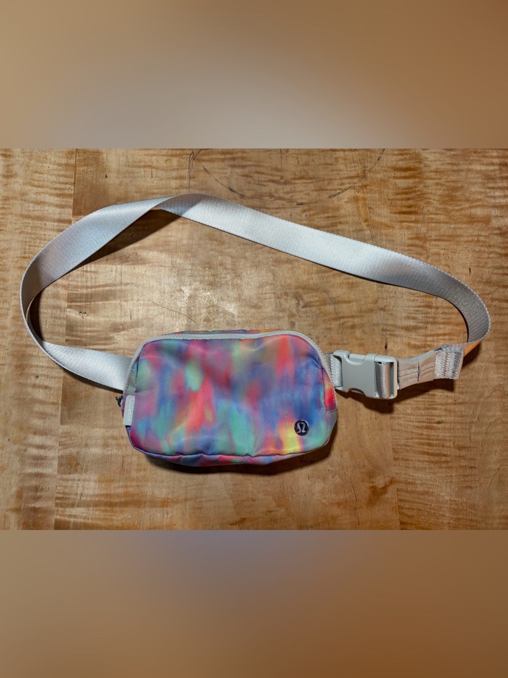 lululemon athletica Pastel Multicolor Waist Pack with White Strap